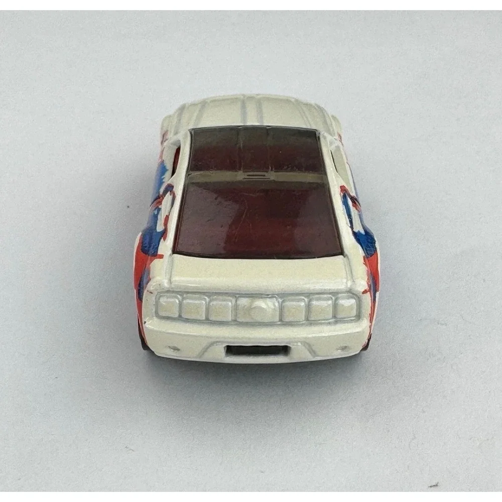 Hot Wheels Mustang GT Concept White Blue Red Graphic 2008 Mystery Cars 1:64